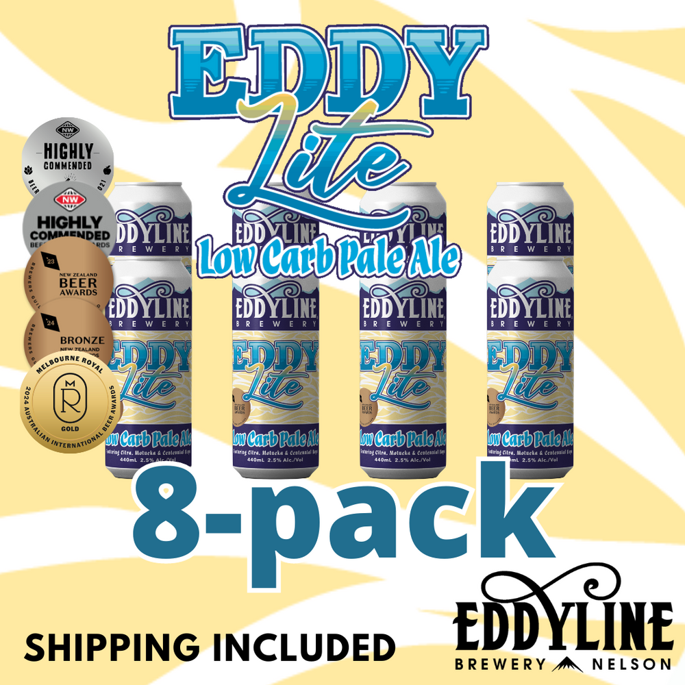 8-pack EddyLite Low Carb Pale Ale