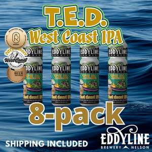 8-pack T.E.D. West Coast IPA