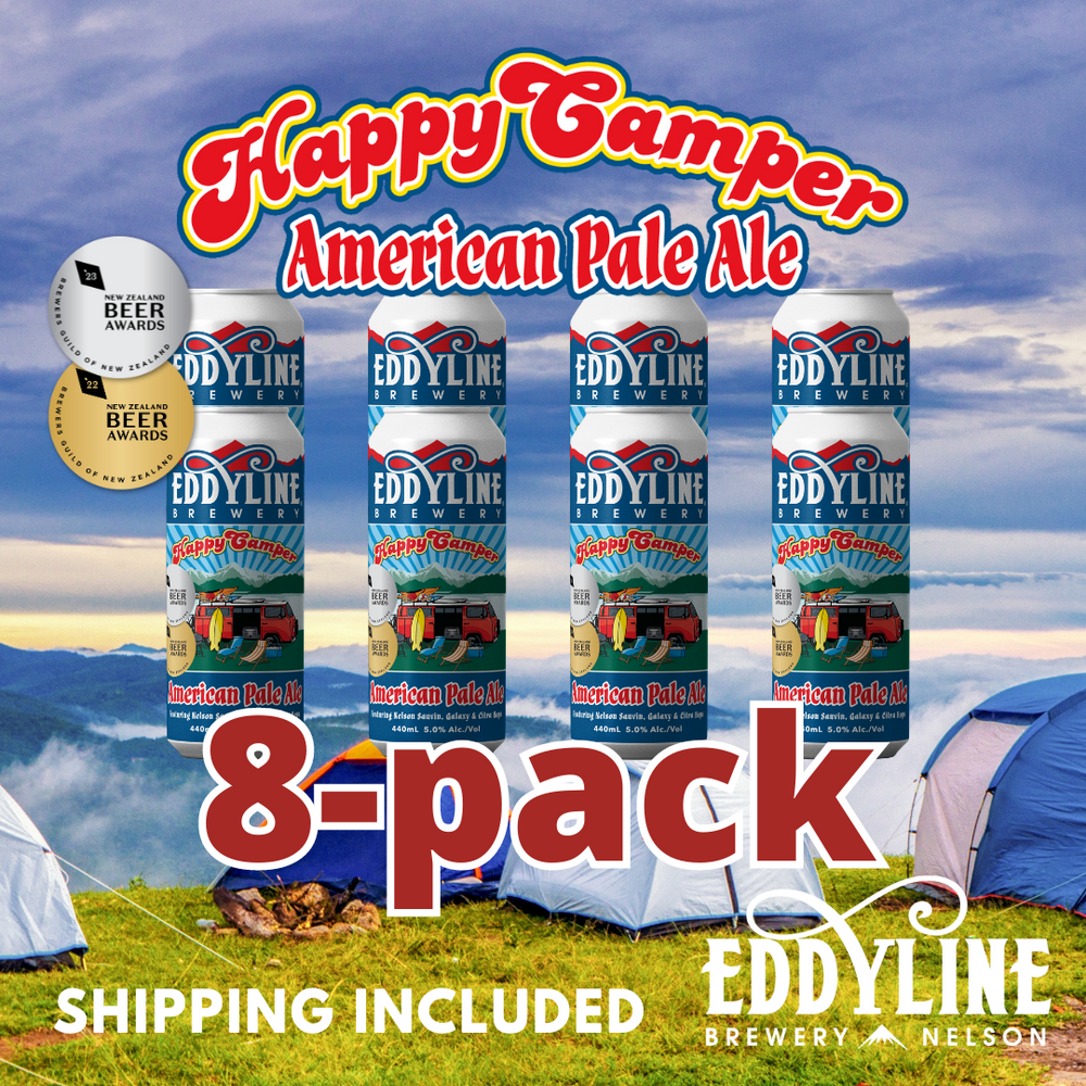 
            
                Load image into Gallery viewer, 8-pack Happy Camper American Pale Ale
            
        