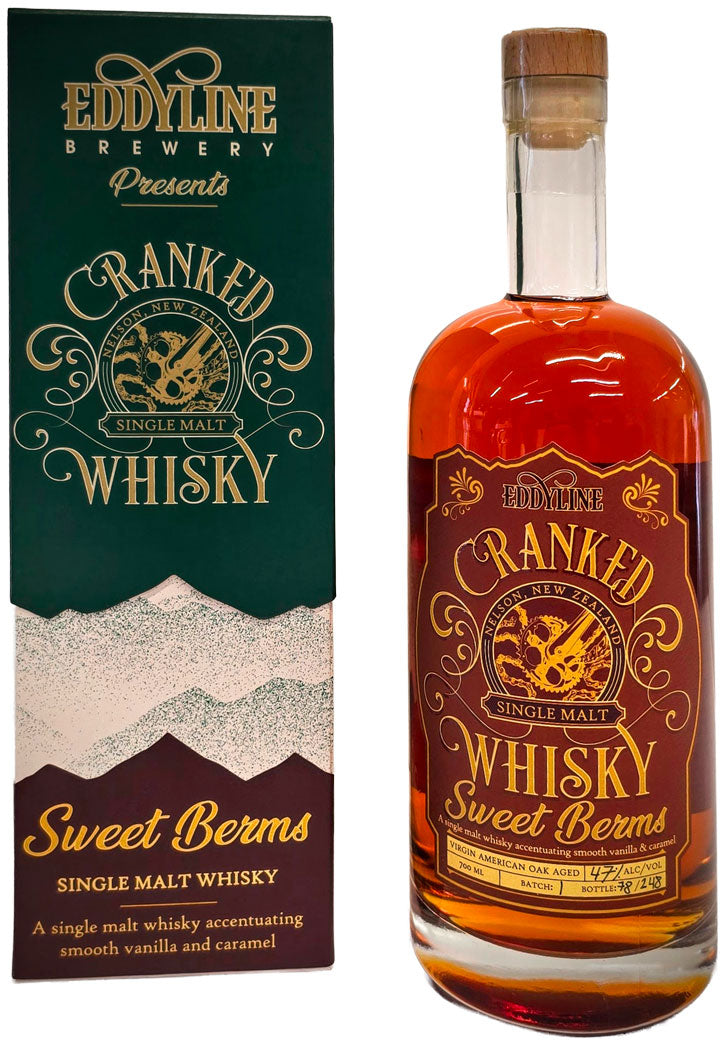 Single-Malt, single barrel whisky aged in a virgin oak barrel specially toasted to accentuate smooth vanilla and caramel flavours